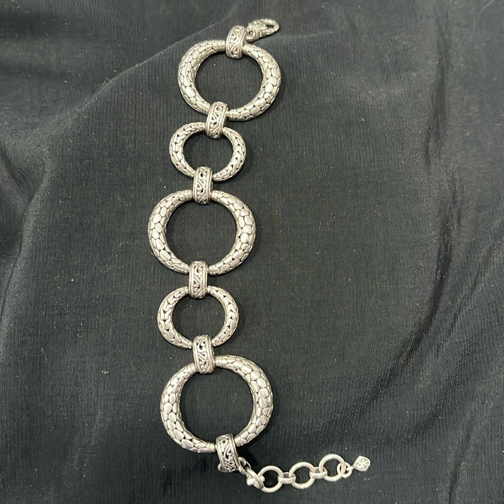 SARDA bracelet in sterling silver, adjustable, signed and named “Adorn”